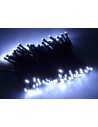 Chain 100 cold white LEDs with plays of light for outdoor and