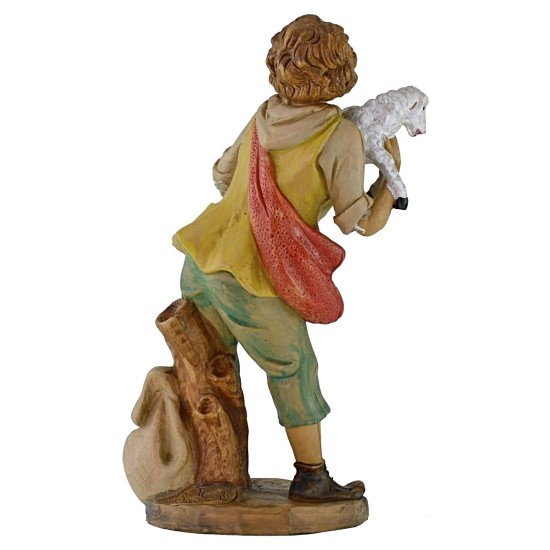 Shepherd with lamb 20 cm Euromarchi