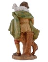Pastor con perro y cordero en los hombros 20 cm Euromarchi