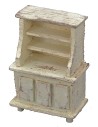Aparador de madera blanqueada cm 5x3x7,5 h
