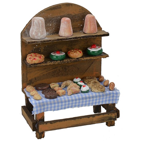 Banco con dolci assortiti cm 9,5x5x12,8 h