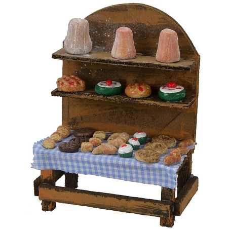 Banco con dolci assortiti cm 9,5x5x12,8 h