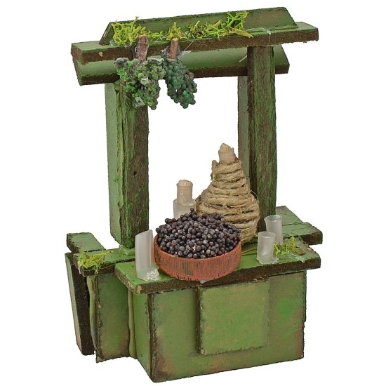 Banco del vinatero cm 9x6x4 h Mundo Belenes