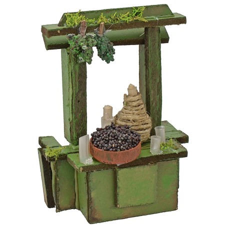 Banco del vinatero cm 9x6x4 h Mundo Belenes