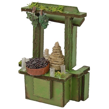 Banco del vinatero cm 9x6x4 h Mundo Belenes