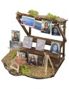Exposición de cuadros con puesto de venta de 16,3x13,5x15 cm h