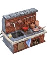 Cocina con grifo y fuego funcionales de 20,5x13x16,5 cm h