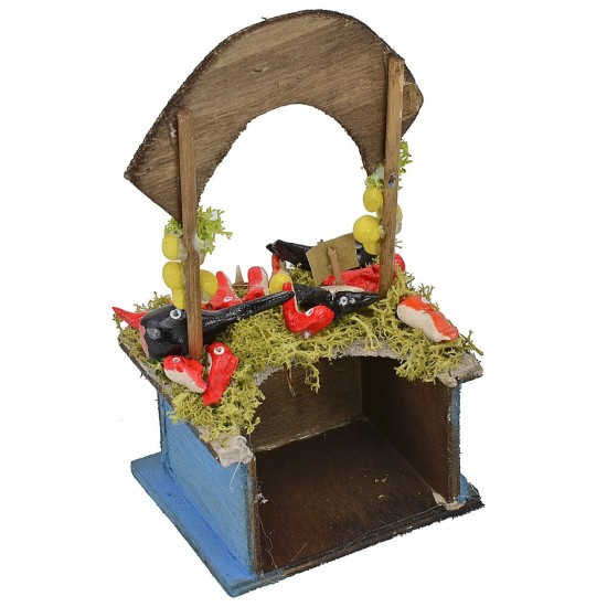 Banco pescadería cm 8,2x6,7x15,3 h Mundo Pesebre