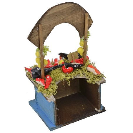 Banco pescadería cm 8,2x6,7x15,3 h Mundo Pesebre