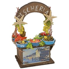 Banco pescadería con estrellas de mar cm 8,2x6,7x15,3 h Mundo 2