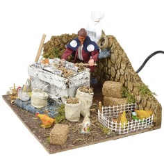 Mugnaia alla macina in movimento 10 cm 2