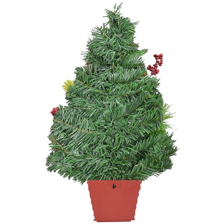 Alberello da parete con bacche rosse cm 50