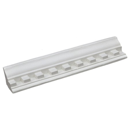 Architrave romana con fregio in gesso cm 28,3x4x4,5 h