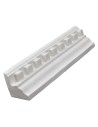 Architrave romana con fregio in gesso cm 28,3x4x4,5 h