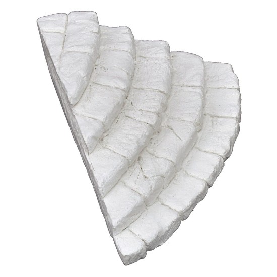 Scala angolare in gesso cm 10x14,5x4,4 h