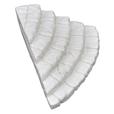 Scala angolare in gesso cm 10x14,5x4,4 h Mondo Presepi