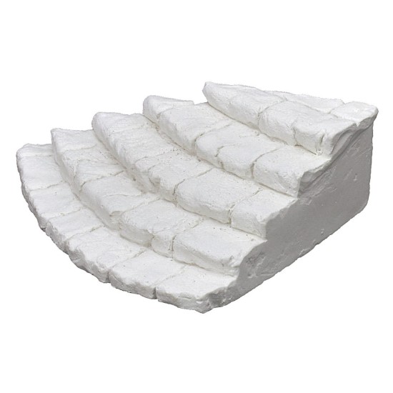 Scala angolare in gesso cm 10x14,5x4,4 h