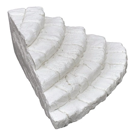 Scala angolare in gesso cm 10x14,5x4,4 h Mondo Presepi