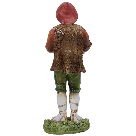 Zampognaro cm 15 in resina Mondo Presepi