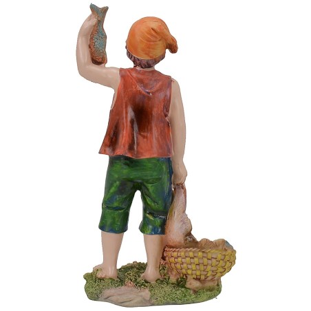 Pescadero de 15 cm en resina Mondo Presepi