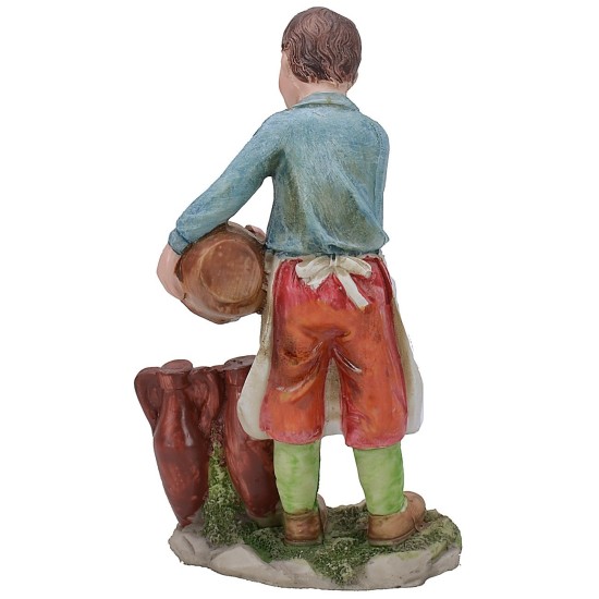 Oste con anfore cm 15 in resina Mondo Presepi