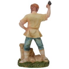 Boscaiolo cm 15 in resina 2