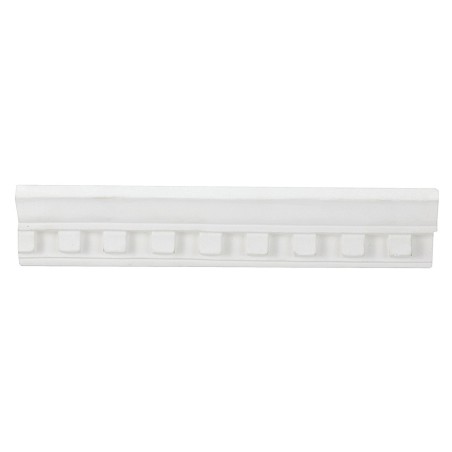 Architrave romana con fregio in gesso cm 28,3x4x4,5 h