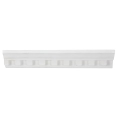 Architrave romana con fregio in gesso cm 28,3x4x4,5 h 2