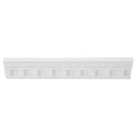 Architrave romana con fregio in gesso cm 28,3x4x4,5 h