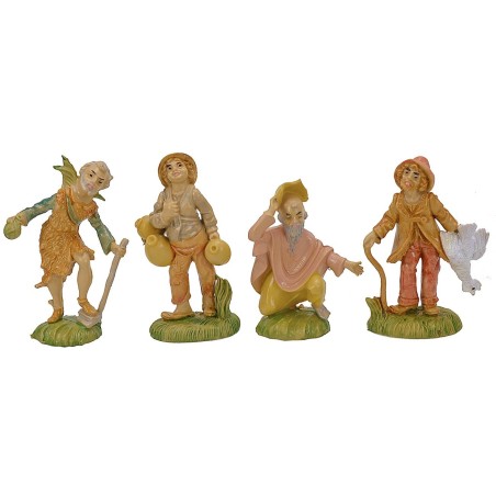 Set 8 soggetti cm 8 in pvc