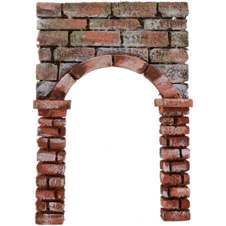 Polystyrene arch 16x25.5 cm Neapolitan nativity scene
