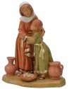 Mother and daughter embraced series 12 cm Fontanini