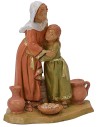 Mother and daughter embraced series 12 cm Fontanini