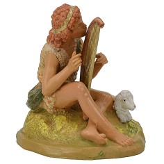 Fauno con lira serie 12 cm Fontanini Mondo Presepi 2