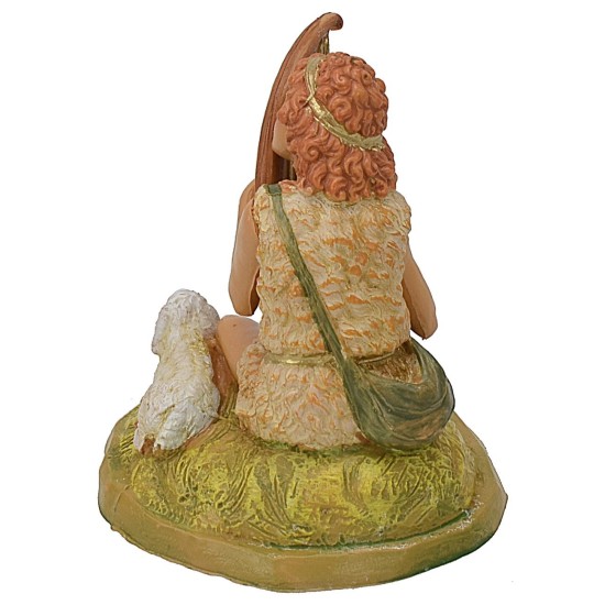 Fauno con lira serie 12 cm Fontanini Mondo Presepi