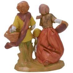 Famiglia con bambino serie 12 cm Fontanini 2