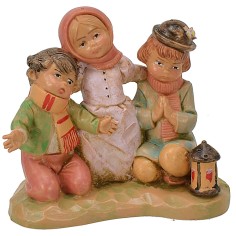 Niños arrodillados serie 12 cm Fontanini Mundo Pesebres