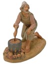 Pastor arrodillado que cocina serie 12 cm Fontanini