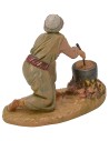 Pastore inginocchiato che cucina serie 12 cm Fontanini