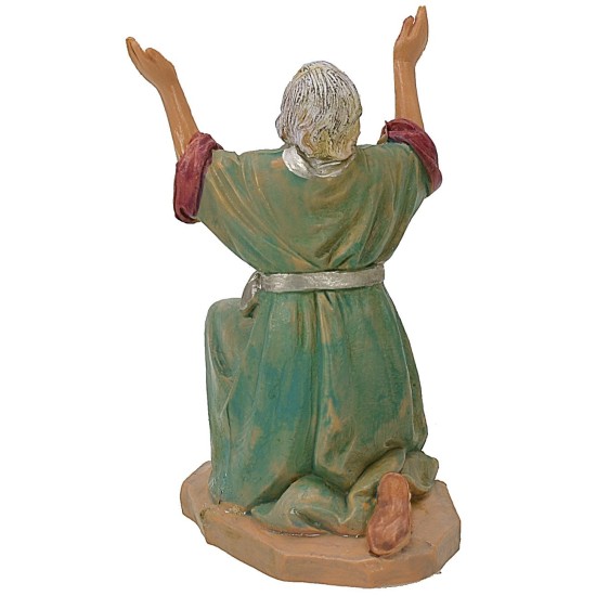 Profeta inginocchiato serie 12 cm Fontanini Mondo Presepi