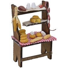 Bancarella formaggi e salumi cm 8x5,5x13 h 2