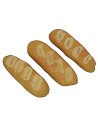 Set 3 pezzi di pane cm 3,6x1,1x0,6 h