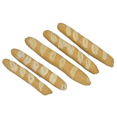 Set 5 pane baguette da 3,5-4,9 cm 2