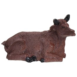 Lying ox in resin 5 cm