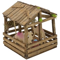 Recinto con cammelli cm 15x15x16 h Mondo Presepi 2