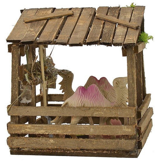 Recinto con cammelli cm 15x15x16 h Mondo Presepi