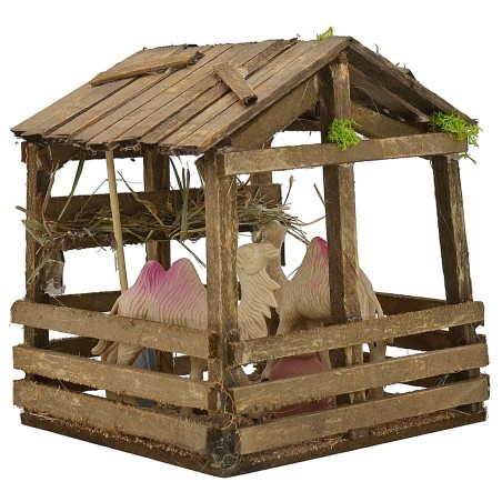 Recinto con cammelli cm 15x15x16 h Mondo Presepi