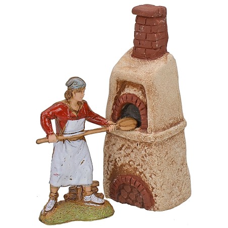 Horno de yeso cm 3,4x2,4x8 h Mundo Belenes