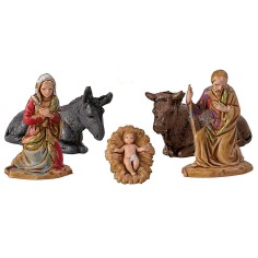 Natividad 5 sujetos serie 3,5 cm Landi Moranduzzo