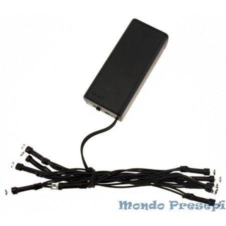 10 LED red light battery necklace - R10